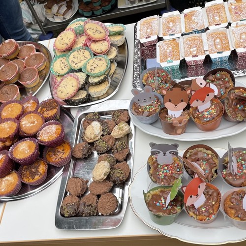 Foto vom Muffin-Buffet