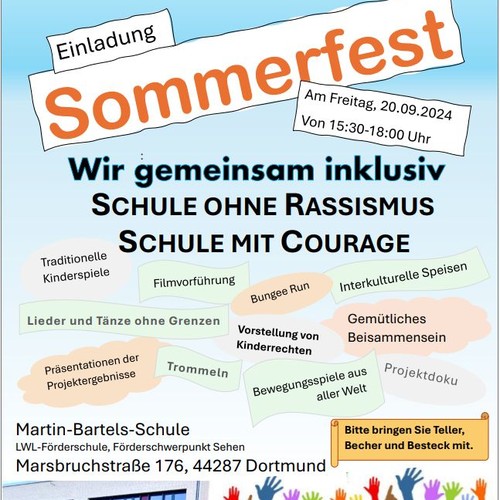 Einladung zum Schulfest