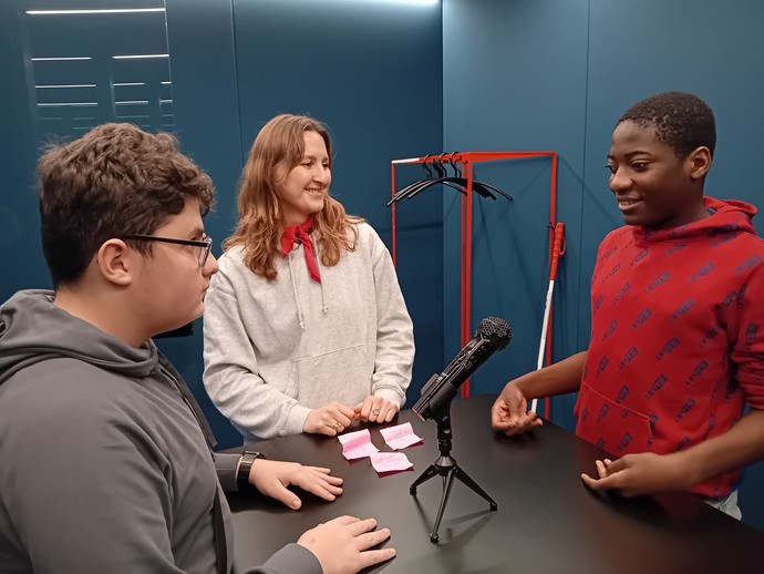 Podcastaufnahme beim Zweitzeugen e.V.