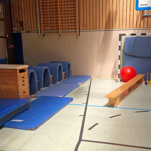 Bewegungsparcours Turnhalle