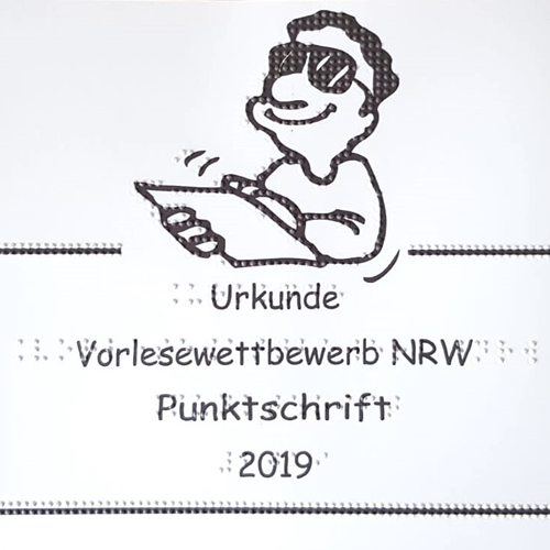Punktschrift-Vorlesewettbewerb NRW (26.03.2019)