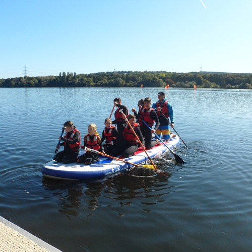 Stand Up Paddling auf dem Kemnader See